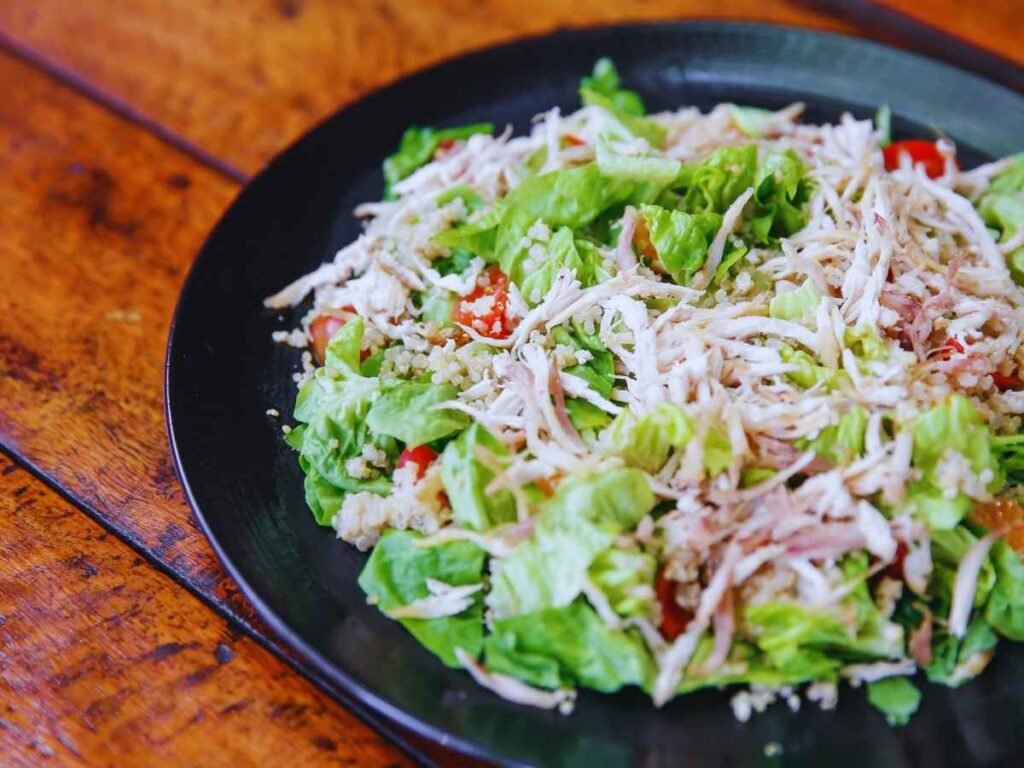 shredded chicken salad