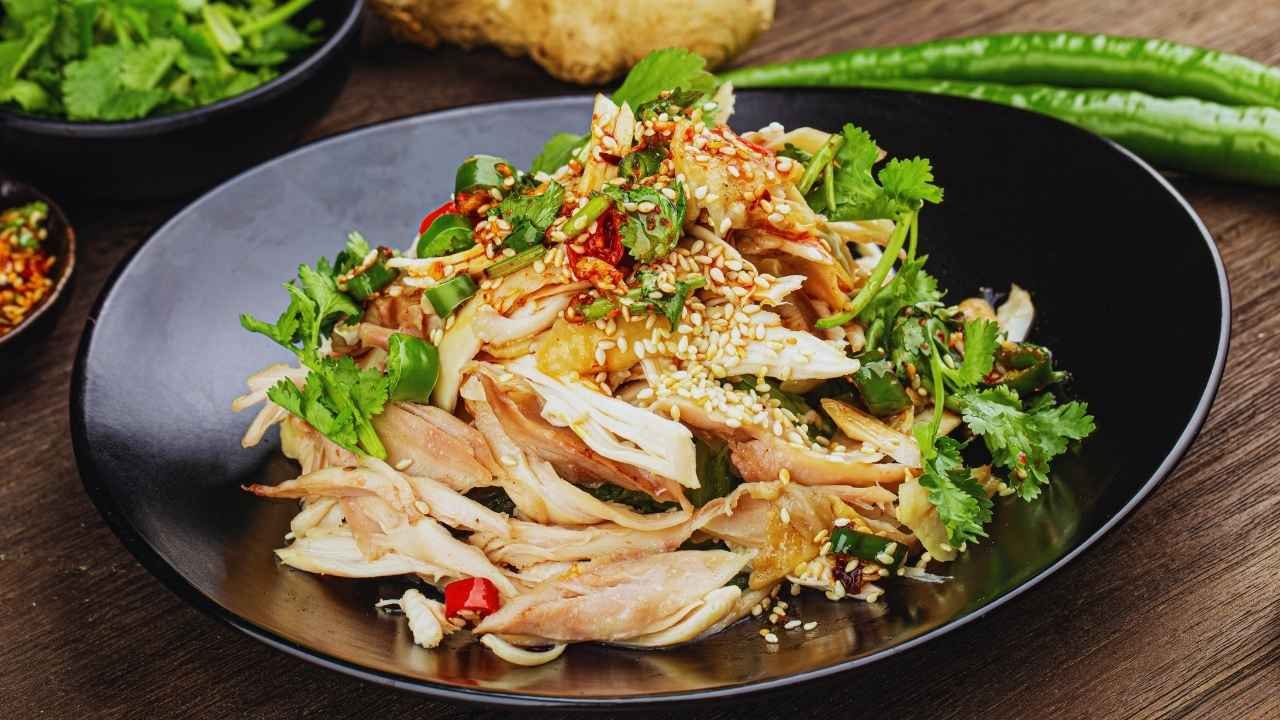 shredded chicken salad