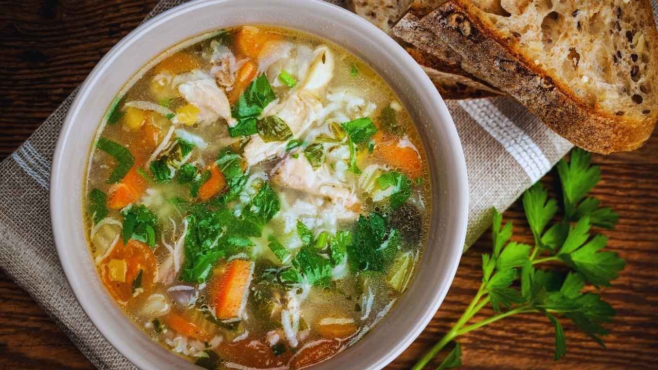 chicken vegetable soup recipe