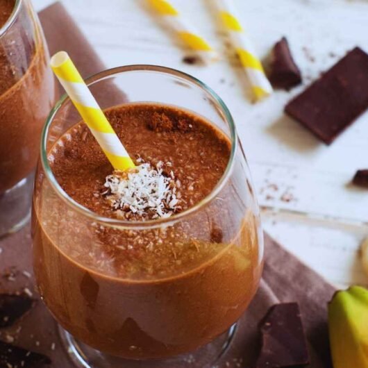 easy german chocolate smoothie recipe