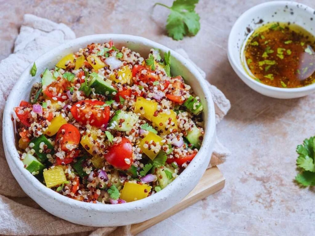 mediterranean quinoa salad 5