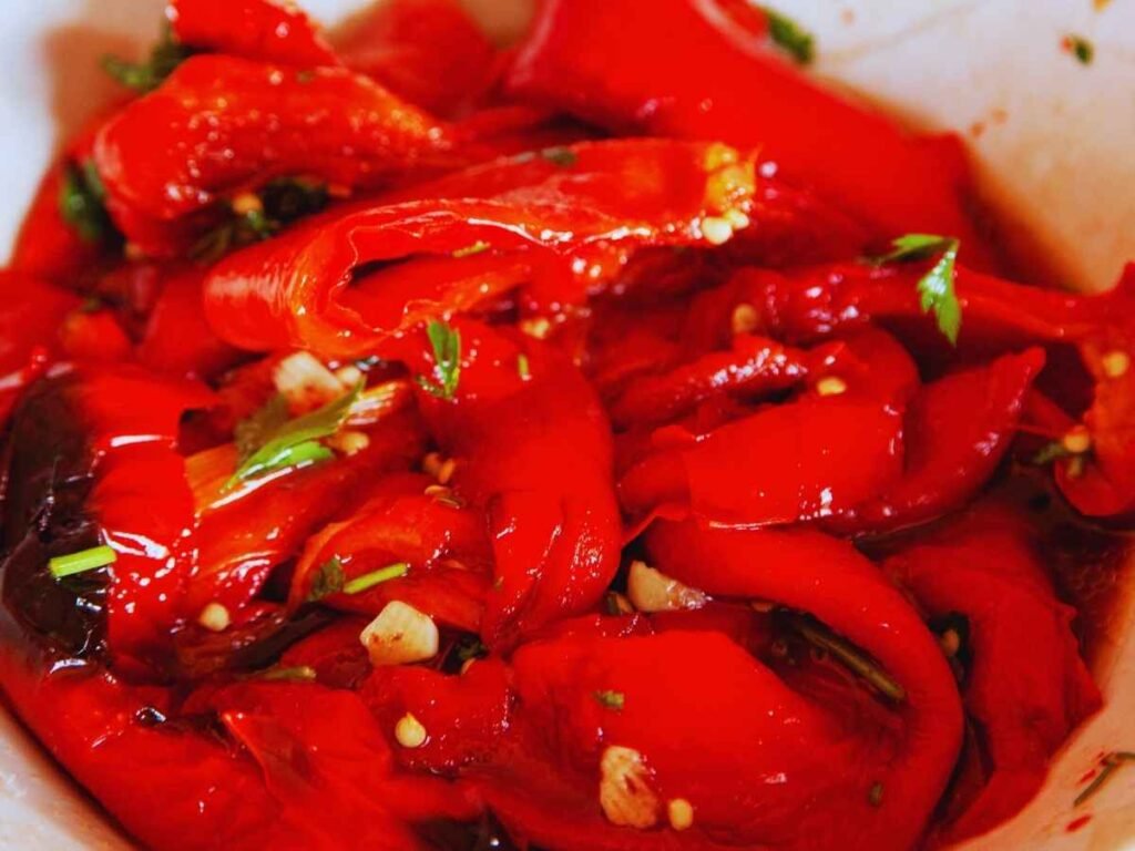 roasted red pepper salad