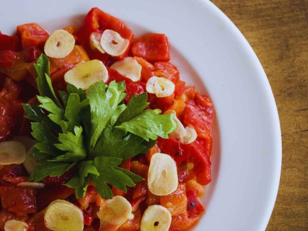 roasted red pepper salad