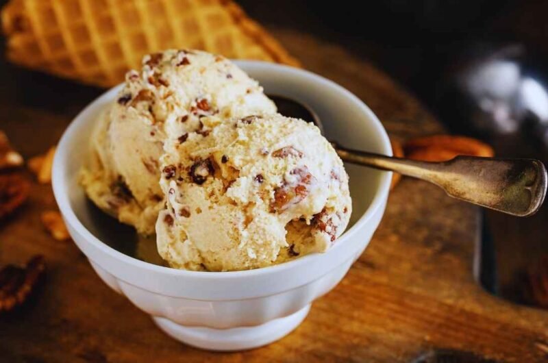 How to Make Sugar Free Butter Pecan Ice Cream with Condensed Milk